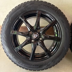 185/60R15 スタッドレスタイヤ、アルミホイールセットの画像