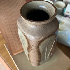 華月六平 花瓶 高さ24センチ 木箱入りの画像