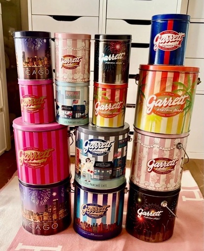 ギャレット　ポップコーン缶　大7個・小7個