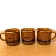 【美濃焼】昭和レトロ マグカップ 4点セット（美品・ソーサーなし）の画像