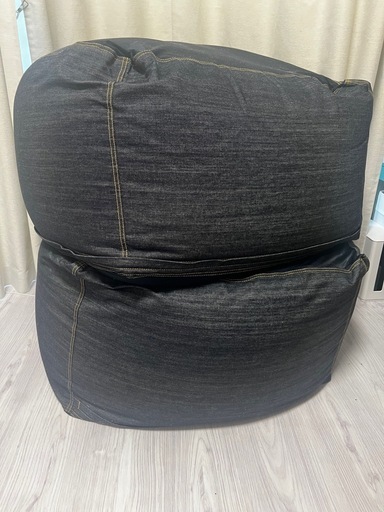 【2個セット】【値下げ不可】身体にフィットするソファ　無印良品　ネイビーデニム　カバーセット