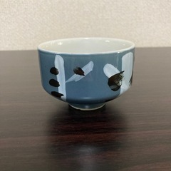 昭和レトロ　湯呑み　5客　花柄お盆桔梗の画像