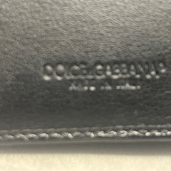 希少限定品　DOLCE&GABBANA ドルガバ　鰻皮 財布 ウォレット 長財布 札入れ 小銭入れ ブラック系 レザー　D &G の画像