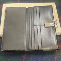 希少限定品　DOLCE&GABBANA ドルガバ　鰻皮 財布 ウォレット 長財布 札入れ 小銭入れ ブラック系 レザー　D &G の画像