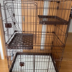 猫ケージ キャットケージ 3段の画像