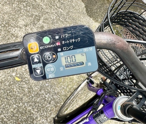 【清掃して画像撮り直し】電動アシスト自転車