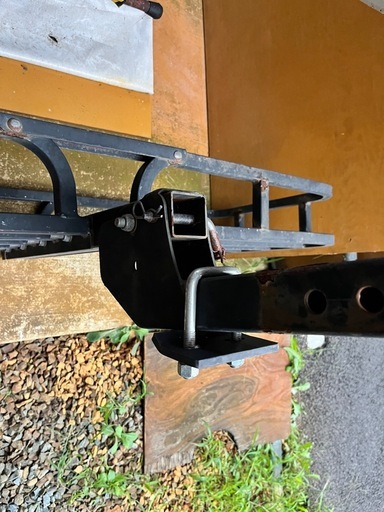 ヒッチメンバー ラック ガタつき止め付 リア スズキ ジムニー シエラリアゲートキャリア ブラック スチール キャンプ