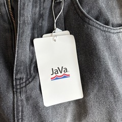 新品未使用　Java　サイドブリーチワイドデニムの画像