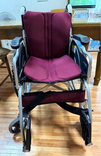 【お譲り先決定】自走式車椅子（ケアテックジャパン/ハピネスCA-10SU）