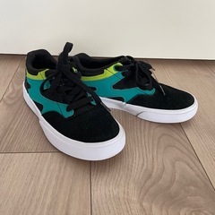 〈美品〉今月末まで DCshoes キッズ20cm スニーカー 使用回数1回のみ　の画像