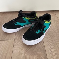 〈美品〉今月末まで DCshoes キッズ20cm スニーカー 使用回数1回のみ　の画像