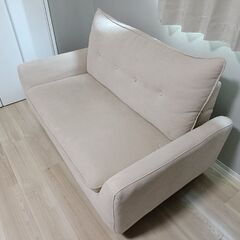 ニトリ2人掛け用ソファの画像