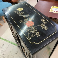 中古品　アンティーク風　中国キャビネット　公田店の画像