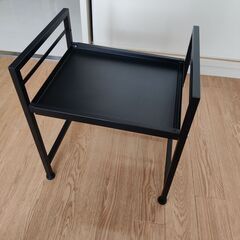 電子レンジ上置きラック 伸縮式 幅40cm~60cm 棚板高さ調節可能 耐荷重70kgの画像