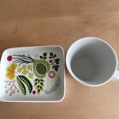 Rörstrand Kulinara クリナラ スクエア プレートとマグカップ　の画像