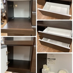 ジモティー限定価格！S145 ⭐ 松田家具 MATUDA キッチンボード ソフトクローズ搭載 モイス版付 USED 綺麗の画像