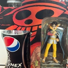中販紅　【Week】未使用品コラボ　PepsiNEX＆nh ONE PIECE フィギア数量限定品　現状渡し　09-15-054の画像