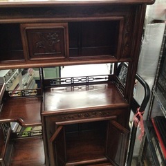 唐木家具　飾棚　茶棚　紫檀家具の画像