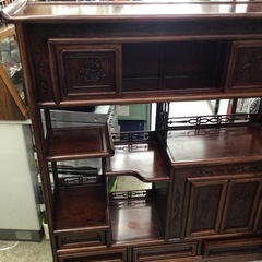 唐木家具　飾棚　茶棚　紫檀家具の画像