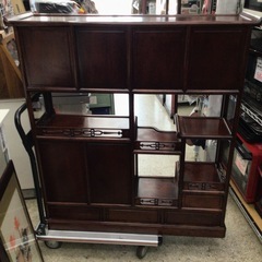 唐木家具　飾棚　茶棚　紫檀家具の画像