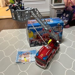 プレイモービル　はしご車　消防車　9463の画像
