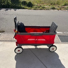 Radio Flyer ラジオフライヤー　カート　キャリーワゴン　二人乗りの画像