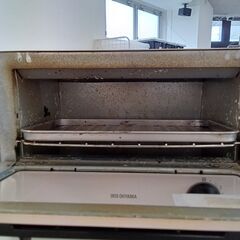 ★リユースのサカイつくば店★TK6531 IRIS　OHYAMA オーブントースター EOT-011-W 20年製 動作確認／クリーニング済み 【リユースのサカイつくば店】の画像