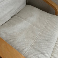 IKEA POÄNG イケア ポエング 椅子 オットマン付きの画像