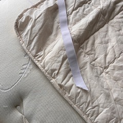 【お値下げ可】大塚家具　高級ベッド　セミダブルベッド　敷きパッド　マットレス　骨組みセットの画像