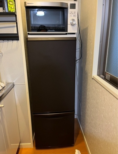 パナソニック NR-B17FW-T 冷蔵庫 168L 右開き