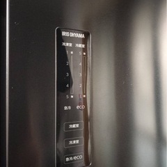 アイリスオーヤマ IRSN-32A-B 4ドア冷凍冷蔵庫 (320L・フレンチドア) ブラックの画像