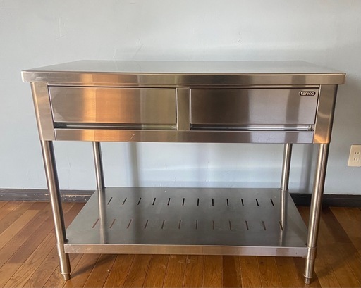 タニコー ステンレス作業台 引出し付