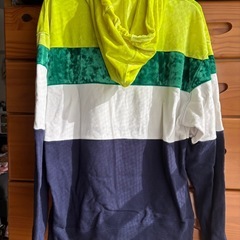XLARGE×FILAコラボ ベロアパーカー の画像