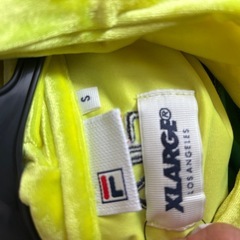 XLARGE×FILAコラボ ベロアパーカー の画像