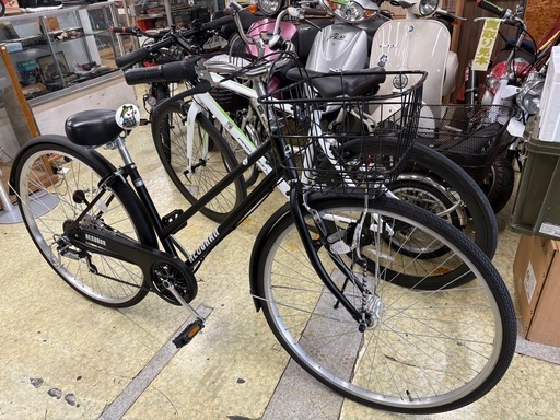 🚴【自転車】入荷！ママチャリ 27インチ 6段ギアオートライト付