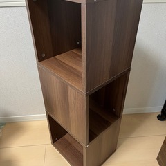 3段ボックス棚の画像