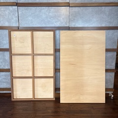 木製パネル（アートなどに）の画像
