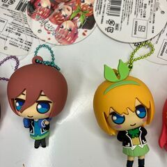 【中古玩具】キャラクター　５等分の花嫁　五つ子キーホルダーの画像