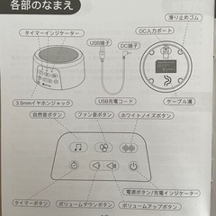 〈未使用〉今月末までDreamegg ホワイトノイズマシン バッテリー内蔵  無段階音量調節 イヤホン対応 騒音対策 快眠グッズ 不眠対策 赤ちゃん 泣き止め 寝かしつけ    の画像