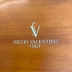 M2509-204 SILVIO VALENTINO 楕円形 小物入れ わアクセサリー ジュエリー ケース ソーイング ボックス 木目調 キズ汚れ有りの画像