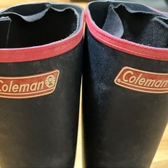 長靴　レーインブーツ　Coleman 21センチの画像