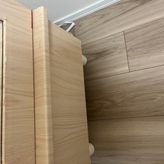 ミラー付き　収納ラックの画像