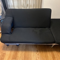 折りたたみシングルベッド ソファ機能付きの画像