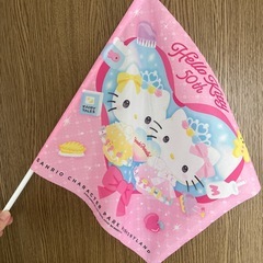 キティちゃん扇風機・のれん・フラグの画像