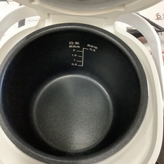 ミニ炊飯ジャー (2合 NJ201 ホワイト) ニトリ　リサイクルショップ宮崎屋　佐土原店　25.9.15Fの画像
