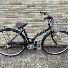 中古自転車 6段変速 27インチ LEDダイナモ 軽整備済み 防...