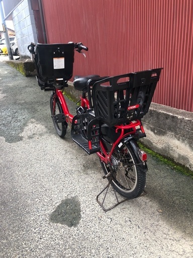 【京都発】京の楽チャリ　電動アシスト自転車　パスキッスミニ　20インチ　赤色 京都発】京の楽チャリ 電動アシスト自転車 パスキッスミニ 20インチ 赤色