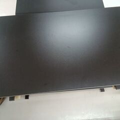 リユースのサカイ栃木店★ジモティ割あり★  昇降テーブル 黒 W100×D60×H39～49 クリーニング済み TC10700の画像