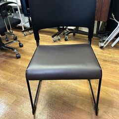 【リサイクルストアスターズ城西店】 【中古品】中央可鍛工業 MORループスタッキングチェア (ブラック脚) MO-27B-BRの画像