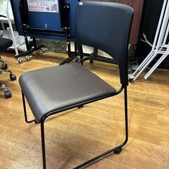 【リサイクルストアスターズ城西店】 【中古品】中央可鍛工業 MORループスタッキングチェア (ブラック脚) MO-27B-BRの画像